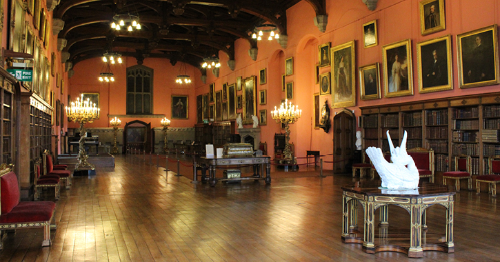  Baron’s Hall inside Raby Castle
